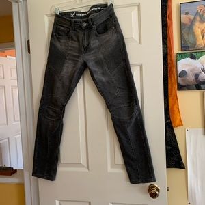 Men’s Grey Moto V 1969 Jeans 28 x 30